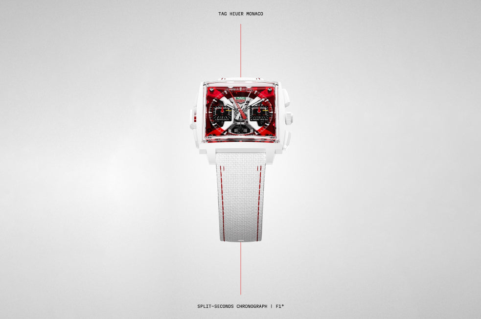 TAG Heuer celebrates its return to Formula 1 ® with a daring creation: the TAG Heuer Monaco Split-Seconds Chronograph | F1®