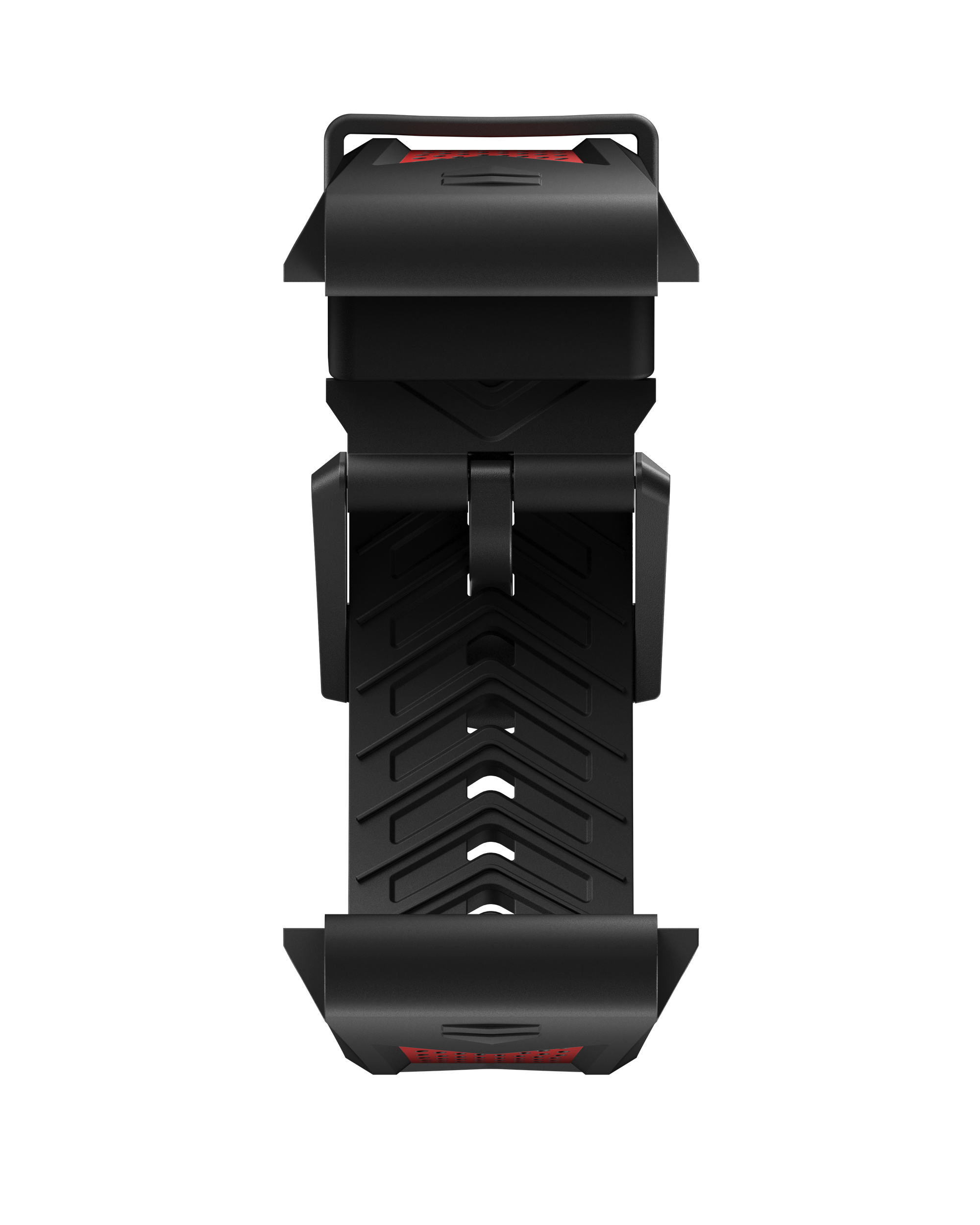 Red And Black Sport Strap Calibre E4 45 mm