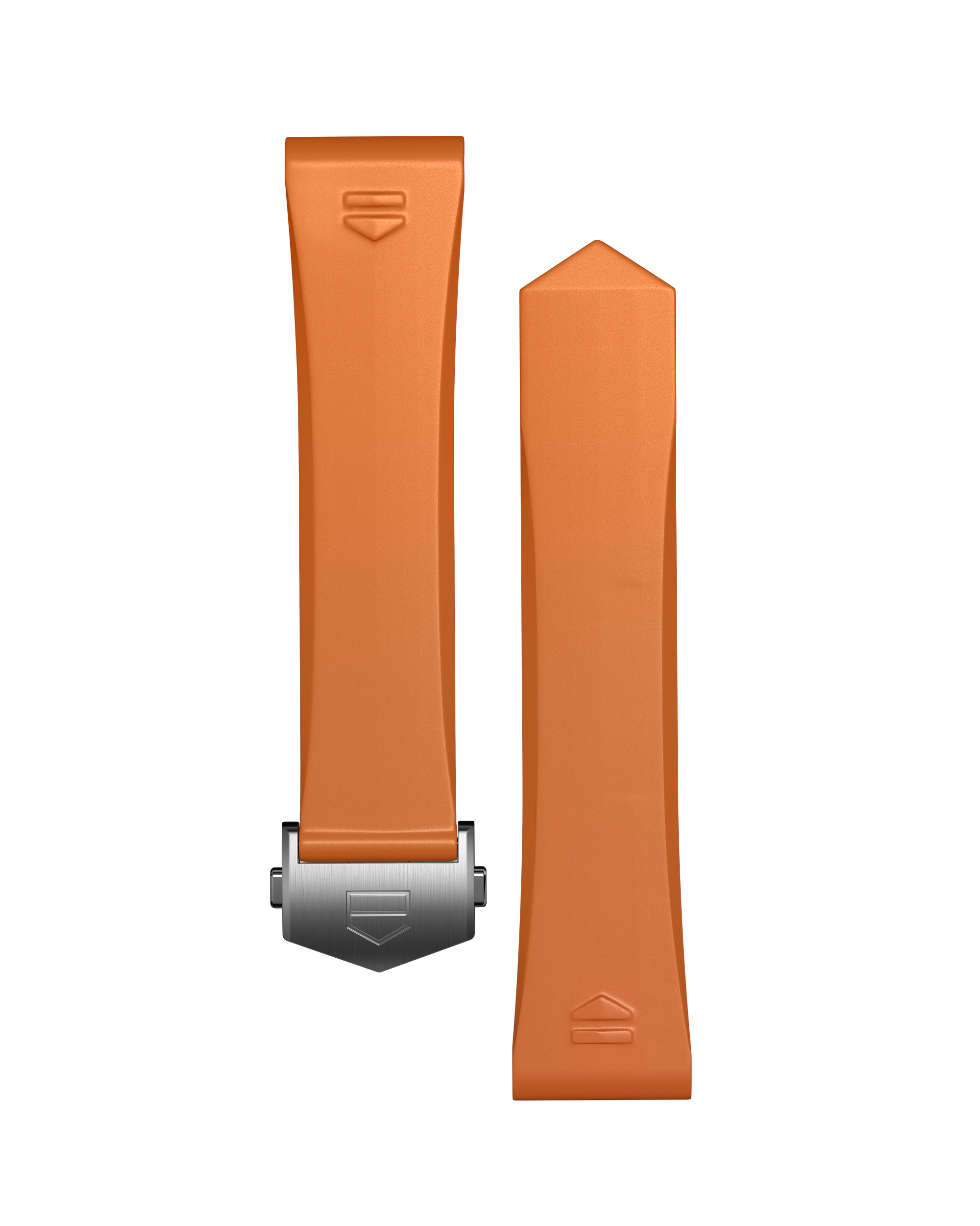 Orange Rubber Strap Calibre E4 42 mm